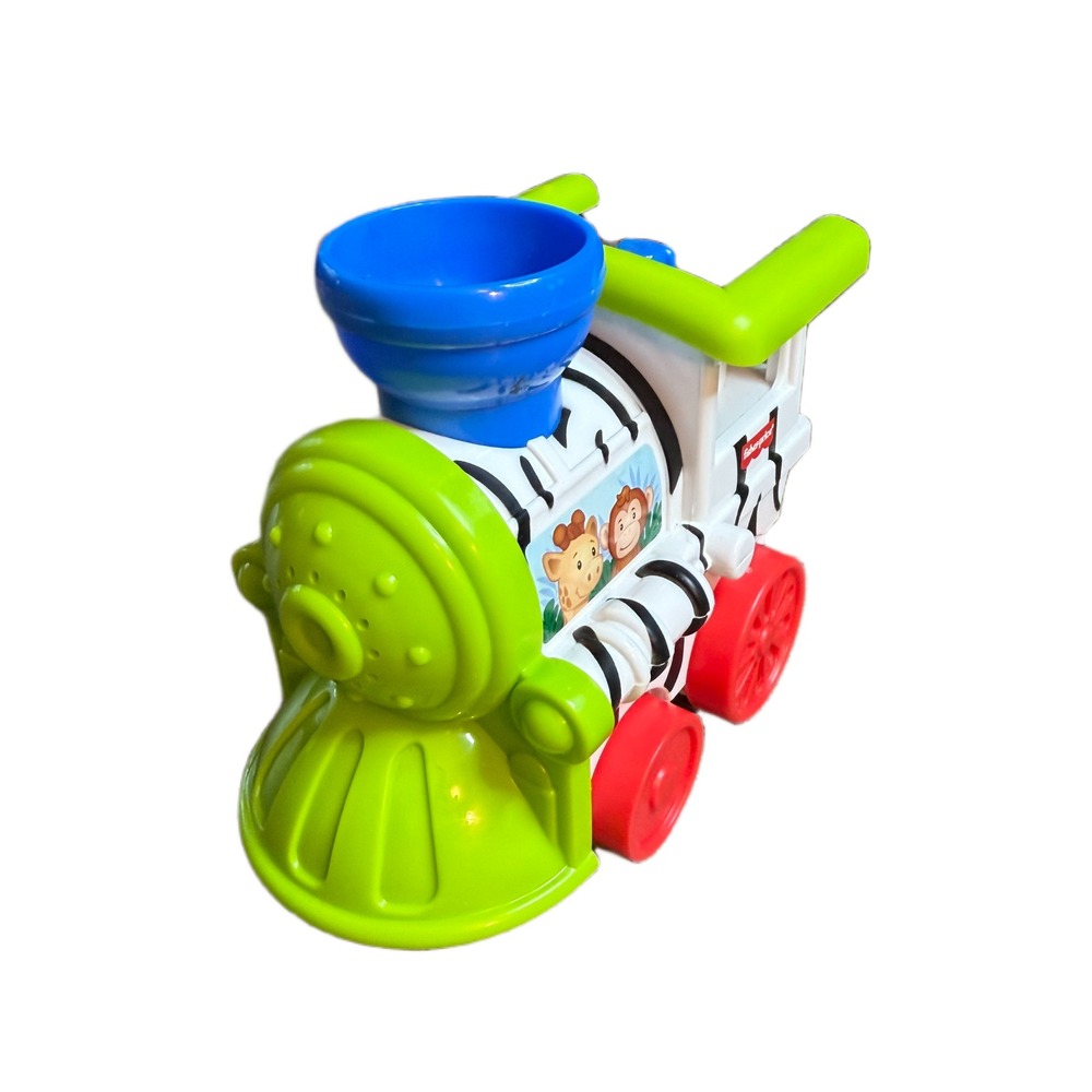 Fisher-Price Silly Safari Animal Train Zebra Stripe Toy GWK92 Kids Push Toy